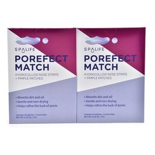 2 packs SpaLife Porefect Match - 3 Hydrocolloid Nose Strips  24 Pimple Patches