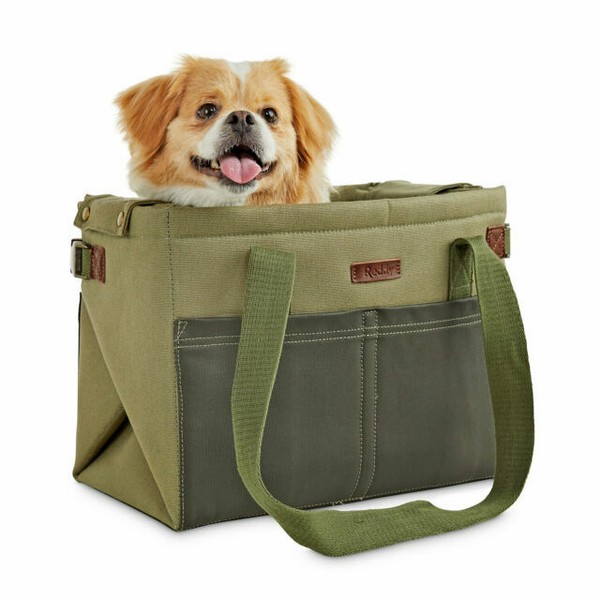 Reddy Convertible Cotton Pet Carrier and Mat in Camo 14 L X 8.5 W X 11