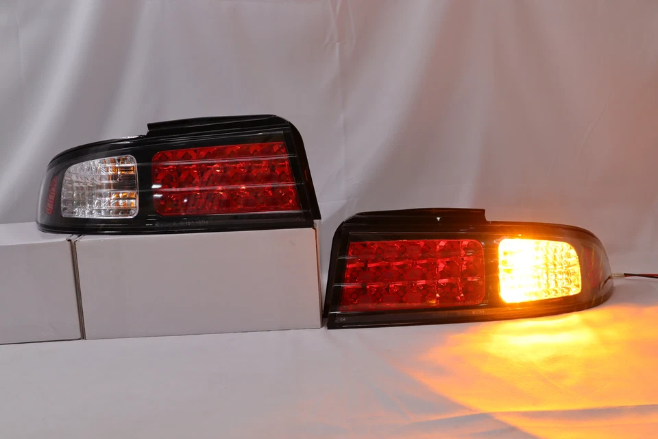 NEW SILVIA S14 240SX~1993~1998~Coupe 2D LED Tail Rear Light BLACK for NISSAN - Image 3 of 4