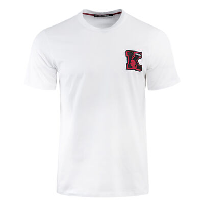 Herren-T-Shirt Karl Lagerfeld Weiss 240M2204-100