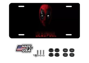 Deadpool License Plate Frame Deadpool 'Maximum Effort' Vinyl Decal - Foto 7