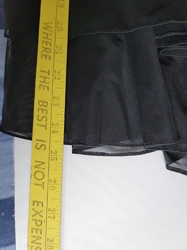 Tadashi Shoji Black Ruffle Asymmetrical Skirt Size Womens XS New $185 - Picture 11 of 12