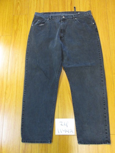 WRANGLER C9761CB scolorito Nero Jean TAG 40x32 misure 39x31 zip11442 | eBay