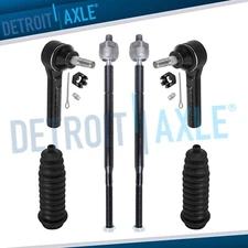 Brand New 6pc Front Inner Outer Tie Rod Rack & Pinion Tie Rod Boot for Pacifica