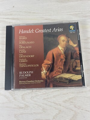 GEORGE FRIDERIC HANDEL  Cd Greatest Arias / Baird Fortunato Opalach Lane