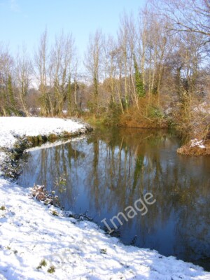 Foto 12x8 Fluss Waveney, Outney Common, Bungay Der Fluss bildet die Grenze c2010