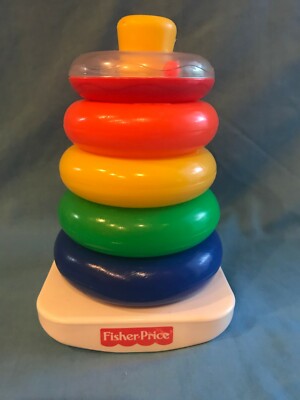 Fisher-Price Rock-A-Stack Base w/ Colorful Stacking Rings