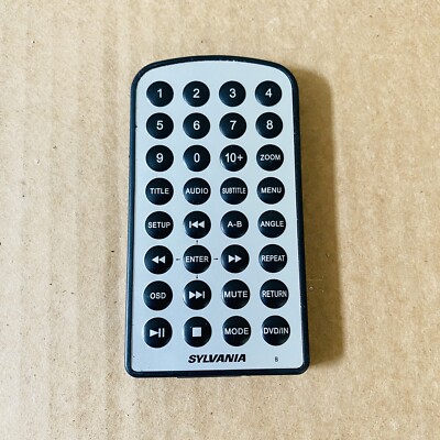 Sylvania Remote Control Small Remote Unknown Model Uses CR2025 Battery