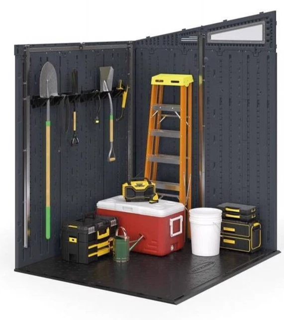 25英寸长柄工具衣架 树脂,黑色 (2 件装)- Suncast V724BLD — 第 3/3 张图片