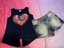 Girls Arizona Patriotic AMERICA outfit Sz XL 16