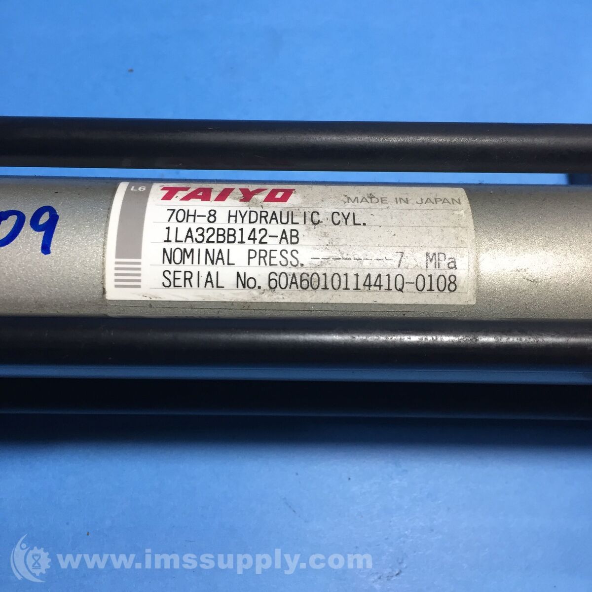 Taiyo 70H-8 1LA32BB142-AB Hydraulic Cylinder, 7 MPa USIP | eBay Taiyo 70H-8 1LA32BB142-AB Hydraulic Cylinder, 7 MPa USIP | eBay