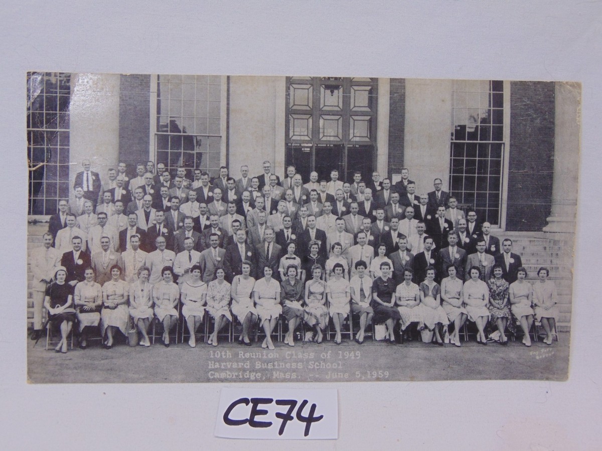 VINTAGE HARVARD BUSINESS SCHOOL PHOTO-CLASS OF 1949 10TH VINTAGE HARVARD BUSINESS SCHOOL PHOTO-CLASS OF 1949 10TH