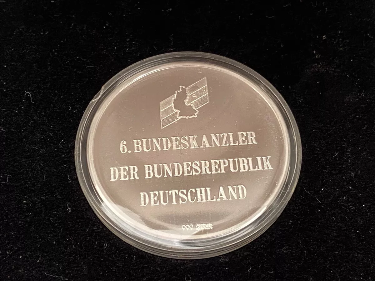 Medal Europa 1998 Deutschland Helmut Kohl + Capsule (9-39)