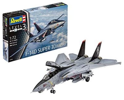 Revell Modellbausatz Flugzeug 1:72 - Grumman F-14D Super Tomcat im Maßstab 1:72,