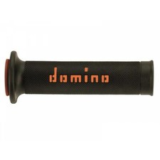 DOMINO Motorcycle Grips A010 BLACK ORANGE A01041C4540B7-0