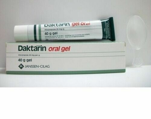 3 PCS Daktarin Oral GL Janssen 40 gm x 4 PCS = 160 g Mouth Treatment