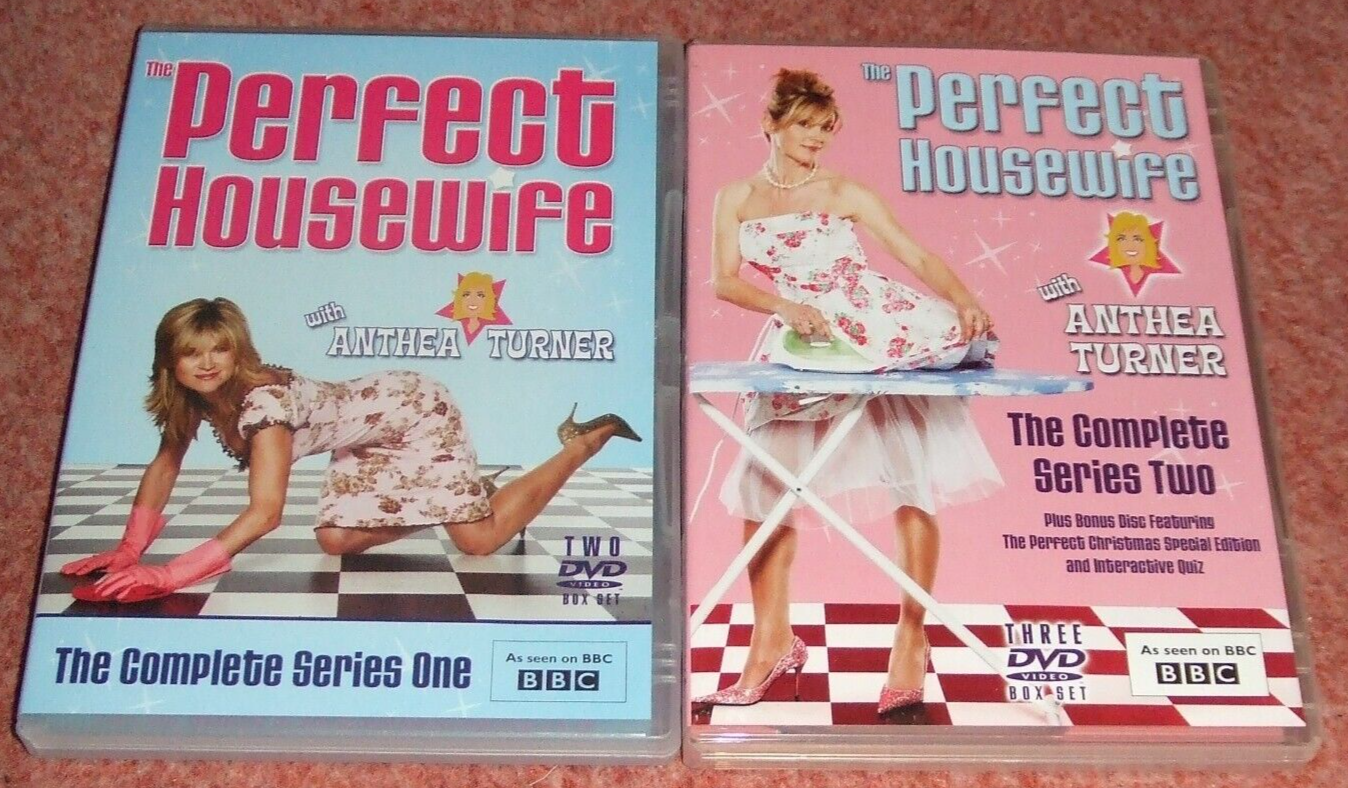 BBC, Anthea Turner The Perfect Housewife Series 1 & 2 DVD, Inc Christmas Special