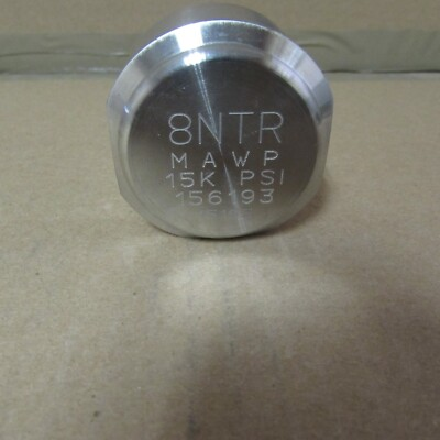 #ad 8NTR 15K PSI SS HIGH PRESSURE TEE FITTING N NIB MAKE OFFER $69.99