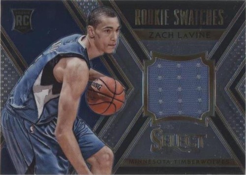 2014-15 Select Zach Lavine Rookie Jersey Auto Prizms Tie-Dye SP
