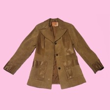 Vintage 1970s Genuine Leather Jacket By Ms Pioneer