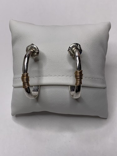 Vintage Robert Lee Morris SoHo Hoop Earrings
