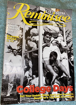 Reminisce Magazine September 2014 College Days 