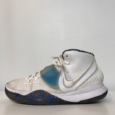 Nike Kyrie 6 Sapphire BQ5599-146 White Basketball Sneakers Shoes Youth US Sz 7Y