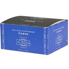 Harney & Sons Fruity Black Tea with Bergamot, Paris, 50 Tea Bags Wrapped