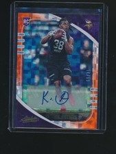 K.J. OSBORN 2020 PANINI ABSOLUTE ORANGE MOSAIC RC AUTO PARALLEL 60/75 #169