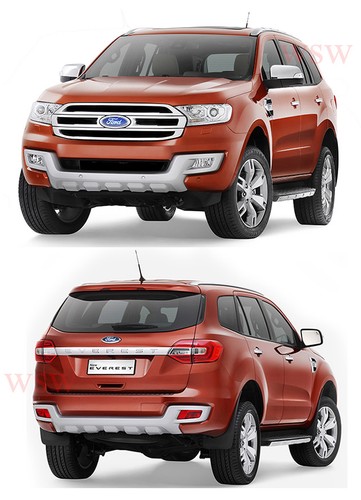 WHITE LED FRONT HEAD LIGHT LAMP COVER TRIM FOR FORD RANGER T6 WILDTRAK 2015-2018 - Picture 8 of 8