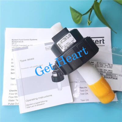 1pcs NEW Burkert 8020-FKM-PVDF 12-36V flow sensor 00419587 DHL or FedEX or UPS