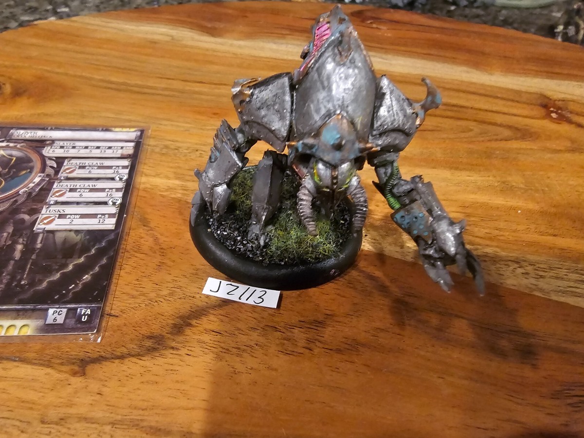 Warmachine Hordes Cryx Helljack Slayer Plastic Painted JZ113 | eBay