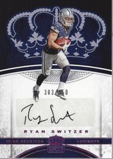 2017 Crown Royale Platinum Rookie Autographs Pink #57 Ryan Switzer Auto /350