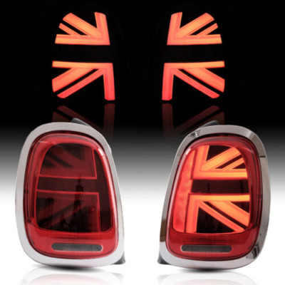 VLAND Red Full LED Tail Light For Mini Cooper F55 F56 F57 2014-2023 W/Sequential