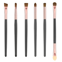 6-Teiliges Augen-Make-Up-Pinsel-Set FüR Lidschatten Und Eyeliner