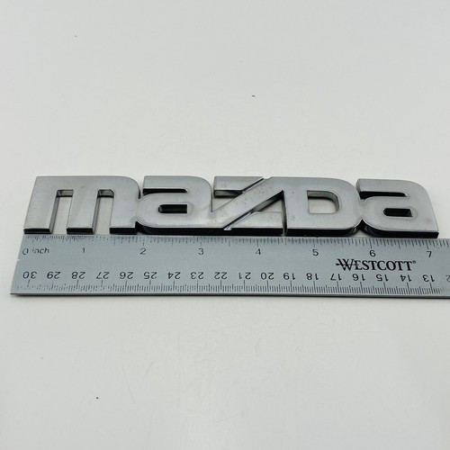01-06 Mazda Tribute Emblem Badge Logo Letters Symbol Trunk Lid Gate Rear OEM D28 - Picture 2 of 9