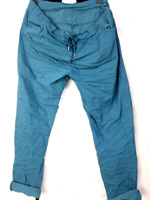 Damen Italy Joggpants Hose viele Frühling/Sommer/Herbstfarben Plus Size 46-48