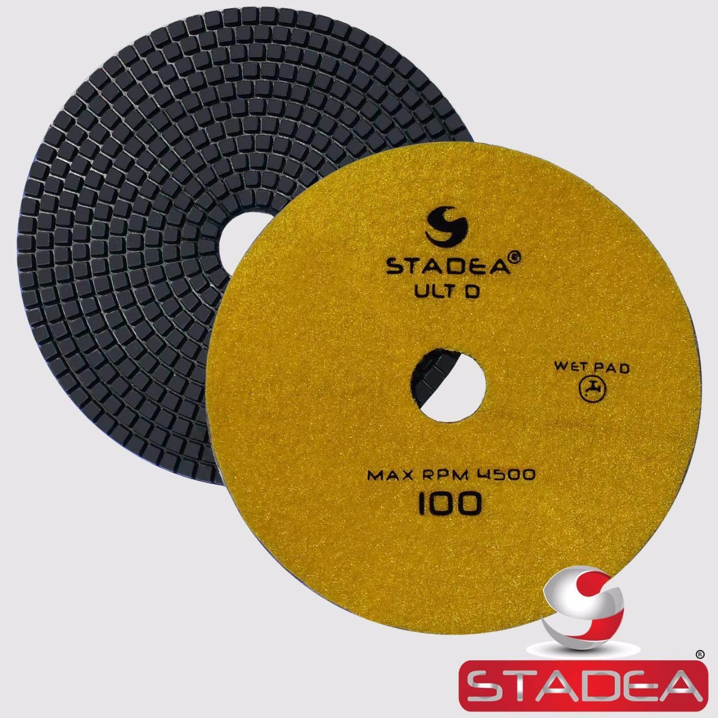 Stadea Granite Polishing Pads 7" Diamond Pads  For Granite Quartz Stone Polish
