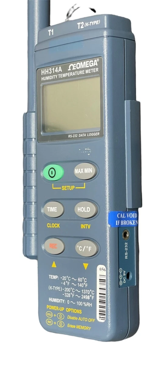 Omega HH314A Humidity Temperature Meter | eBay