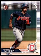 Francisco Lindor 2019 Bowman #89 Indians MLB READ FREE SHIPPING AutographDen