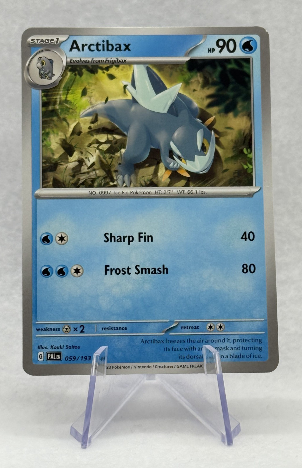 Pokémon TCG Arctibax Paldea Evolved 59/193 Uncommon
