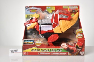 NEW * POWER RANGERS DINO CHARGE RUMBLE AND ROAR T-REX ZORD * | eBay