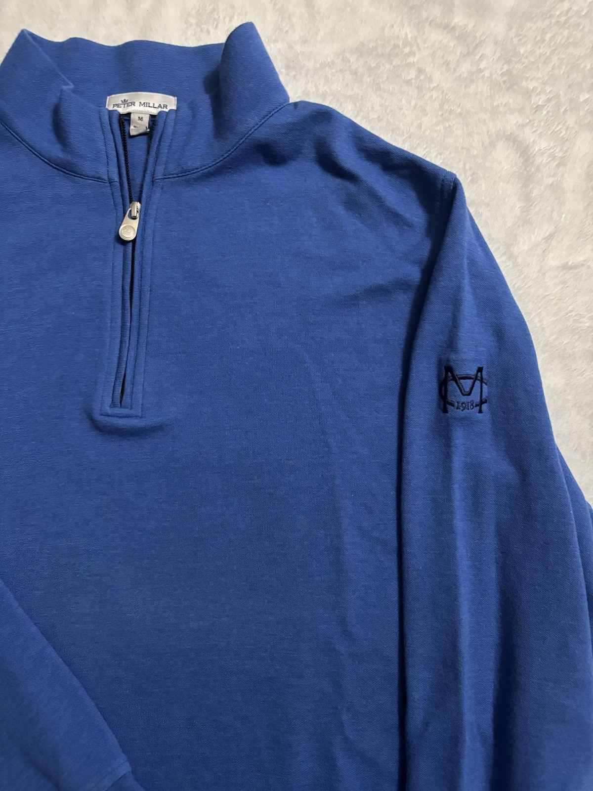 Blue Peter Millar Pullover Quarter zip sweater si… - image 1