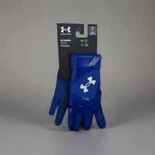 New - Under Armour UA Radar Women  s Softball Gloves Royal Blue Size Large