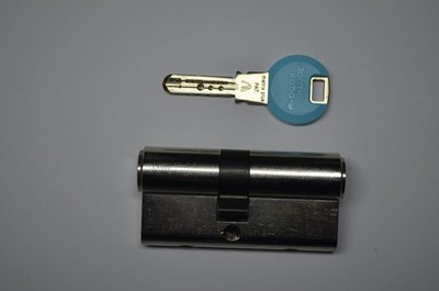 DORMAKABA Matrix Plus - Zylinderschloss mit 1x SCHLÜSSEL - 30/35 - 65 mm - BLAU