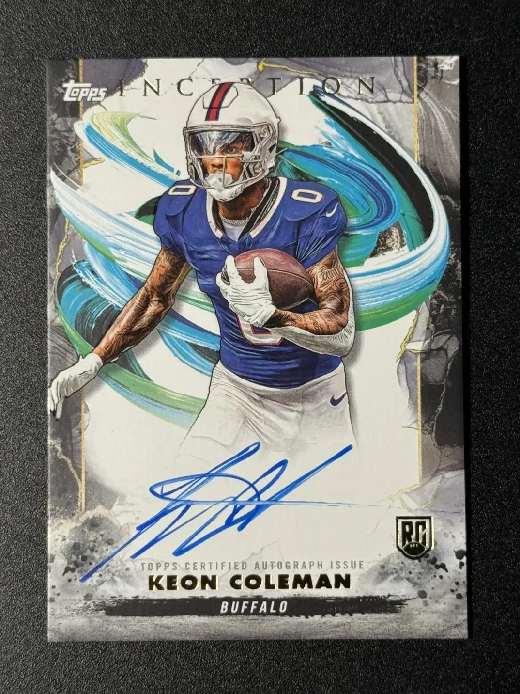2024 Topps Inception Keon Coleman Rookie Auto #RA-KC RC Buffalo Bills Rare ZR29