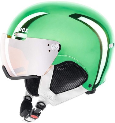 uvex hlmt 500 visor chrome LTD chrome green/ ltm. silver S2, 52-55cm