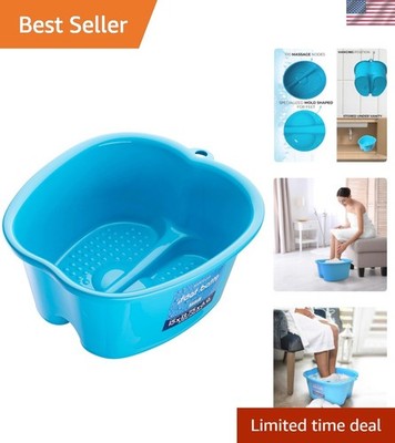 Massage Foot Bath Tub for Tired Feet - Extra Large with Strategic Texture Design