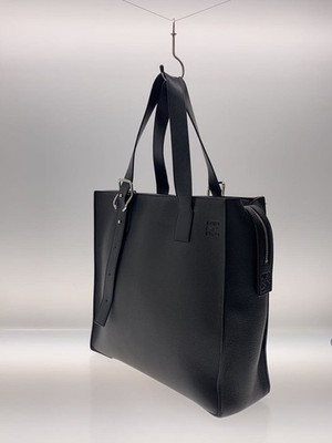 LOEWE 手袋 LOEWE Buckle Zip Tote Tote Bag Leather Black from Japan | eBay