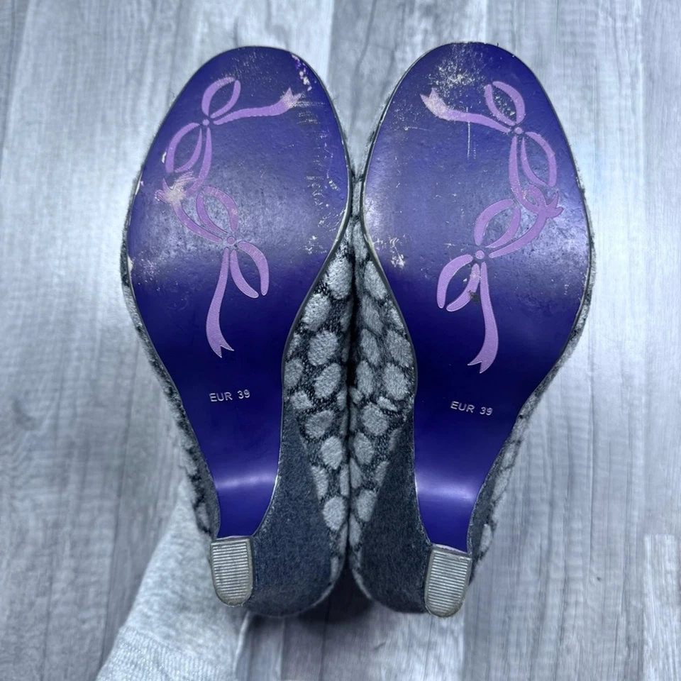 Туфли-лодочки Poetic License в горошек со стразами размер 39 8,5 США Y2K кокетка - Изображение 3 из 4